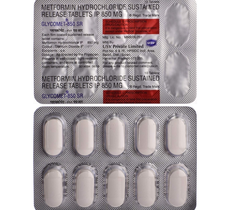 Glycomet 850 mg 20tabs